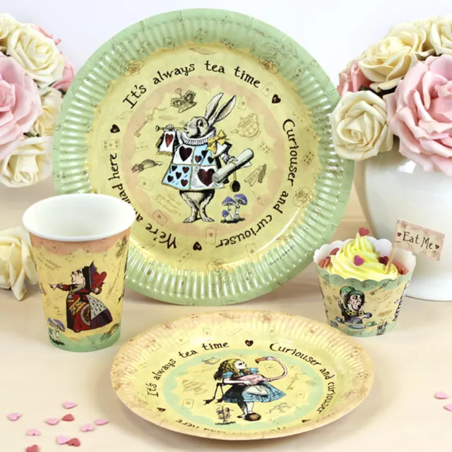 Mad Hatters Tea Party Alice in Wonderland Vintage Style props decorations ALL