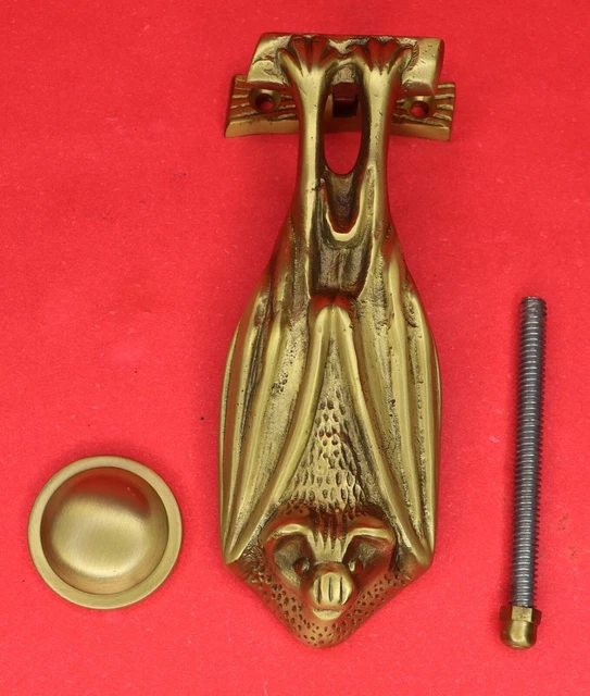 Bat Bird Shape Door Bell Victorian Antique Repro Brass Handcrafted Door Knocker