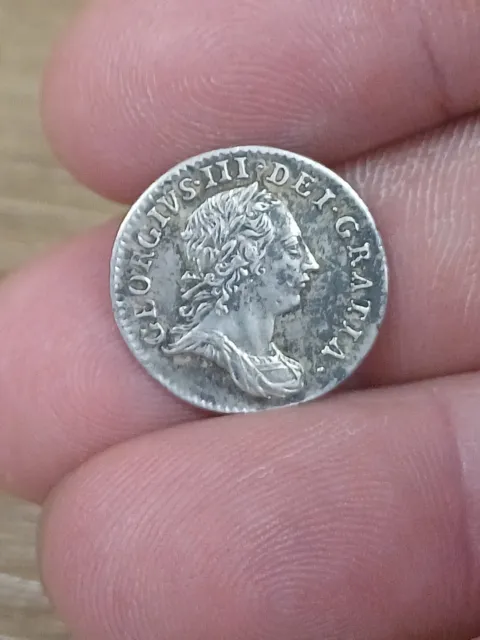 King George III Silver Threepence 1763