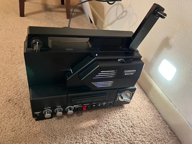 Vintage Chinon SP-330 MV Sound Magnetic Movie Projector 8MM  Very Clean SP-330M