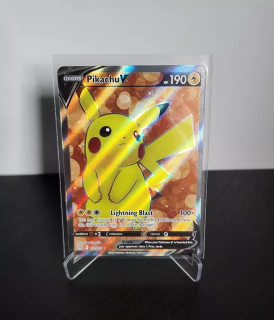 Pokémon TCG Pikachu V 157/172 (Full Art) Sword & Shield: Brilliant Stars NM/M