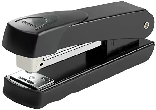 Rexel Meteor Half Strip Stapler, 20 Sheet Capacity, Metal Body, Black, 2100019