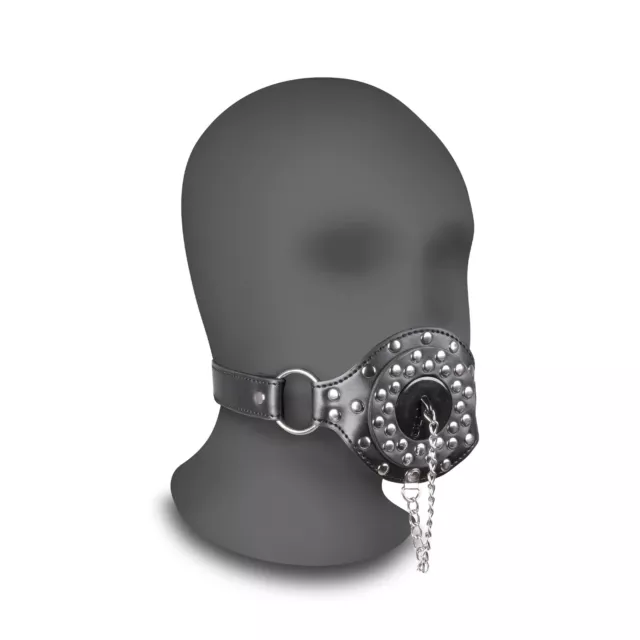 SM & Bondage Baillon à Bouchon XTremme Open Mouth Gag With Plug Stopper - OUCH