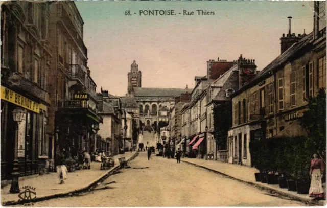 CPA PONTOISE - Rue Thiers (68799)