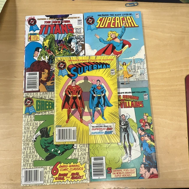 DC Special Blue Ribbon Digest Lot of 6 - Superman, Sgt Rock, Years Best Comics