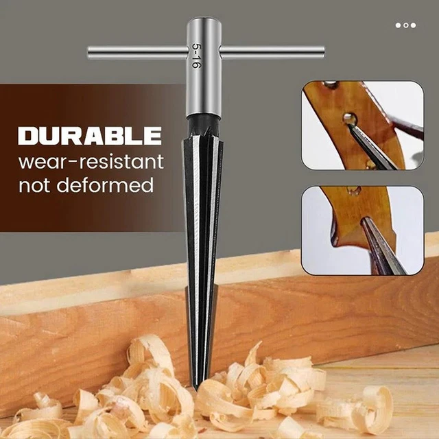 T-Handle Tapered Reamer Chamfer Hole Opener Chamfer Pin Bridge Hole] R1U3