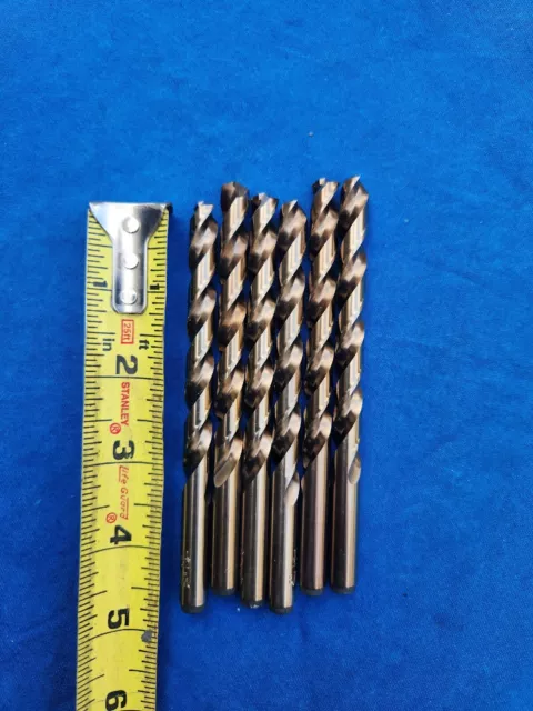 Lot of 6ea. Viking 11/32" Cobalt HS Jobber Length Drill Bits - new - USA