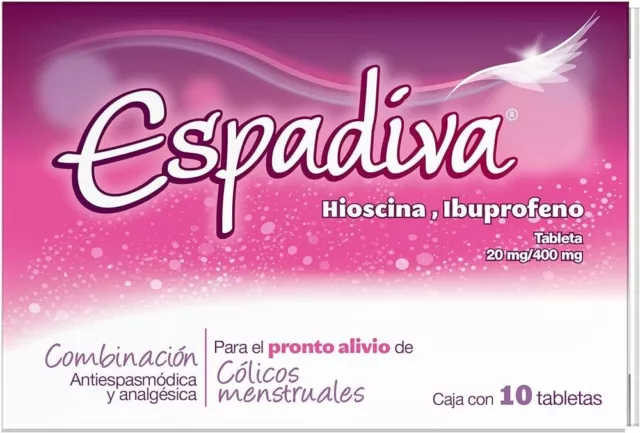 Alivio Colicos Menstruales Espandiva Menstrual Cramps  Producto Mexicano