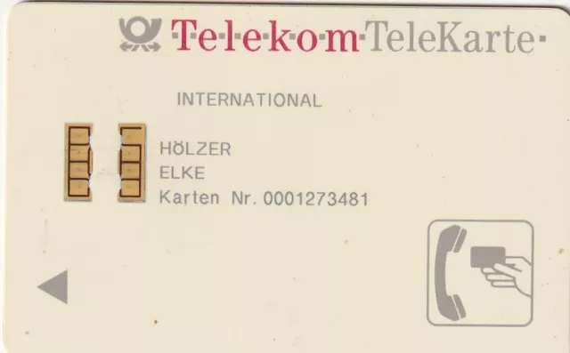RAR - Germany - Telekom Telekarte International - mit Namen - Module 10 ! - USED