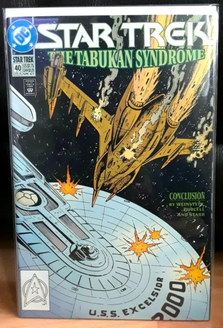Star Trek #40 *Tabukan-Syndrom Schlussfolgerung Ausgabe* NM 1992 DC COMIC