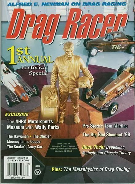 Drag Racer Magazin Januar 1999 1st Jährliche Historical Special Neu IN Hülle