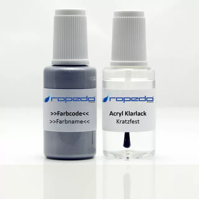 Lackstift für Audi 8E PRATA SARGAS 20 ml + Klarlack 20 ml