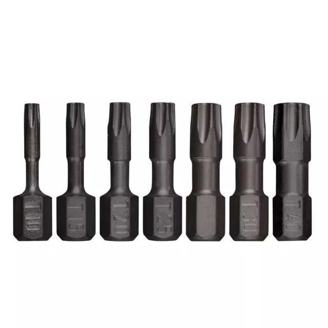 FELO Impact Bit T10 T15 T20 T25 T30 T40 für TORX® Schlagschrauber TX Bits L25mm