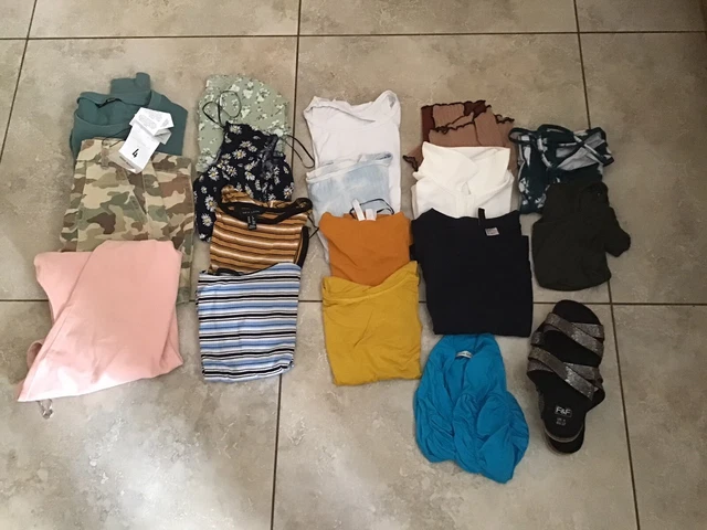 Girls summer clothes bundle age 13-14 years