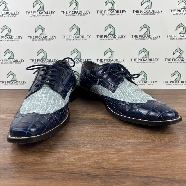 Stacy Adams Mens Blue Shoes FOR SALE! - PicClick