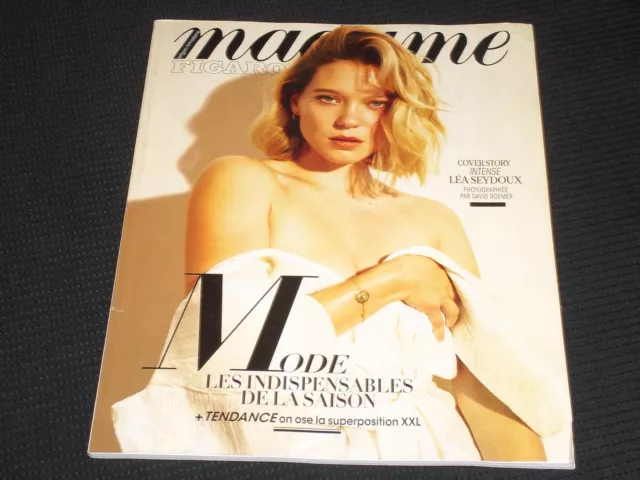 2018 November Madame Figaro Magazine - Lea Seydoux French Text Issue - L 12976