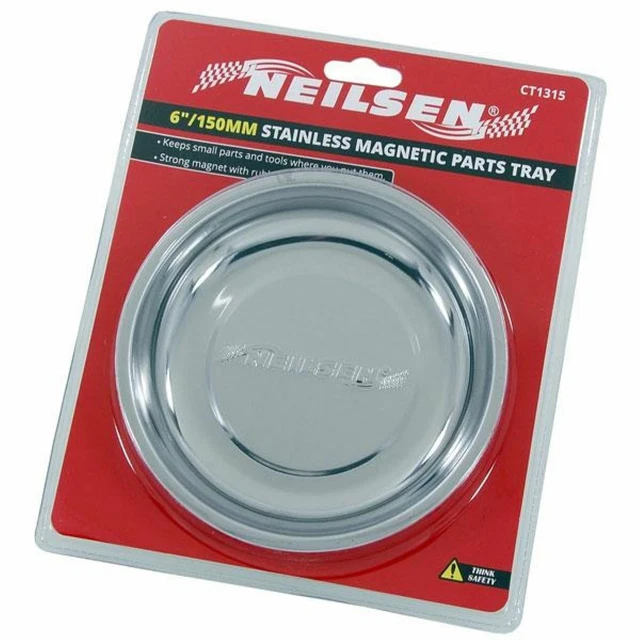 15.2cm 150mm Rond Toute Position Magnétique Inox Acier Pièces Plateau