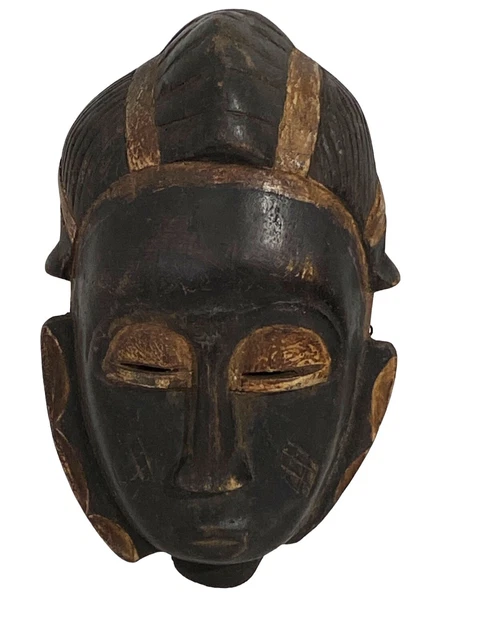 #5399 Superb  Baule African Mask I .Coast 11.5" h