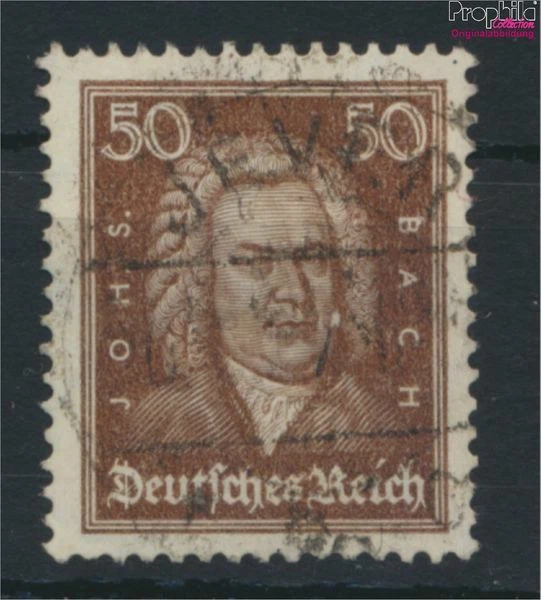 Allemand Empire 396 oblitéré 1926 Johann s. bach (9680256
