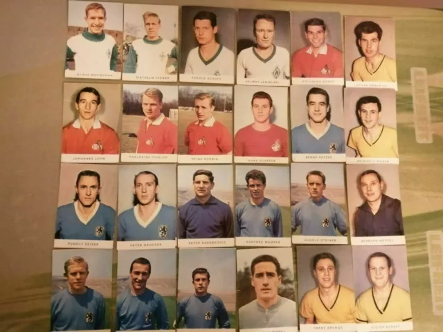 33 x HEINERLE-SAMMELBILDER "Die aktuelle Kamera" - Die neue Bundesliga 65/66