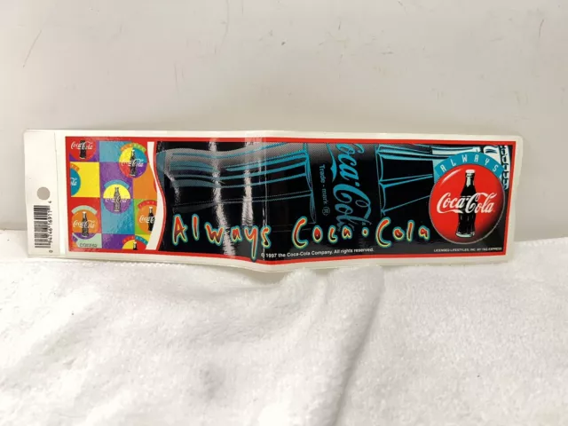 Coca Cola Bumper Sticker  Always Coca Cola VTG 1997
