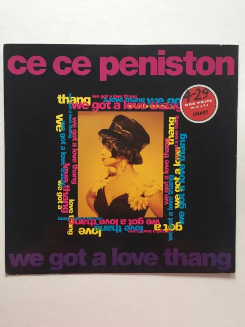Ce Ce Peniston . We Got A Love Thang. 12" Single E.P. 1991. Garage House Music