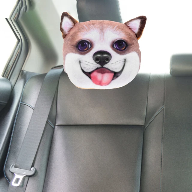 Cat Neck Pillow Small Neck Pillow Car Neck Pillow Car Seat Headrest Dog Head 12
