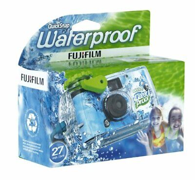 Fujifilm Quick Snap Impermeable 27 Exp. 35mm Cámara 800 película, Azul/Verde/Blanco, 1