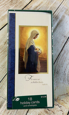 Image Arts 18 Holiday Christmas Cards Mary And baby Jesus Holy Night E