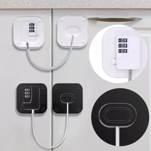 Child Refrigerator Lock Fridge Cabinet Kids Safety Childproof Drawer Door Window