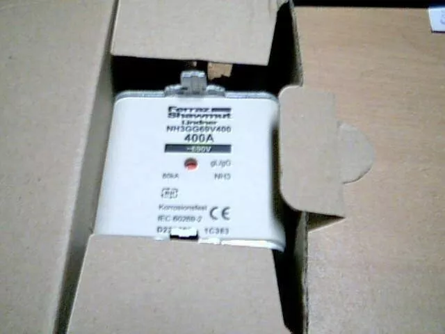 Cartridge Fuse Ferraz Shawmut NH3 400A 690v gL/gG (d228508) (NH3GG69V400) NEUF