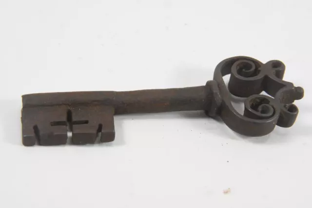 M59S06- Südtiroler Barock Schlüssel um 1700, Eisen geschmiedet