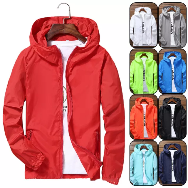 Cycling Running Hiking Sport Jacket Outdoor Windproof RainCoat Outwear Quick Dry