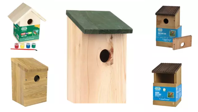 Wild Bird Nest Box - ECO Friendly FSC Wood - Strong Treated