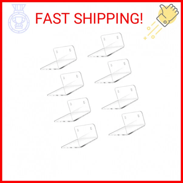 Trailwalk Acrylic Small Shelf,Mini Floating Wall Shelf,Wall Mounted Storage Shel
