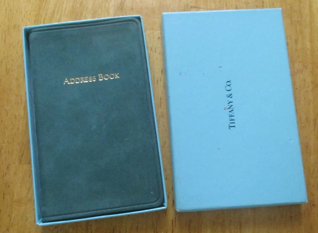 Vintage Boxed Tiffany Address Book