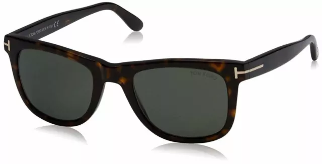 Tom Ford Designer Polarized Sunglasses Leo FT0336-56R in Havana with Grey Lenses