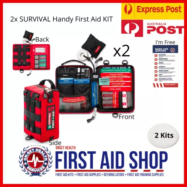 X2  Handy First Aid KIT “Free Postage” First Aid Kits, Travel Kits