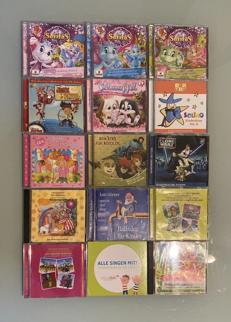 Kinder CDs Sammlung CD Set Musik Hörspiele Geschichten Hörspiel 15 Stück