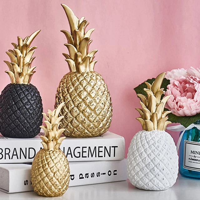 Pineapple Figurines Home Decor Dining Room Table Decor Statue 2