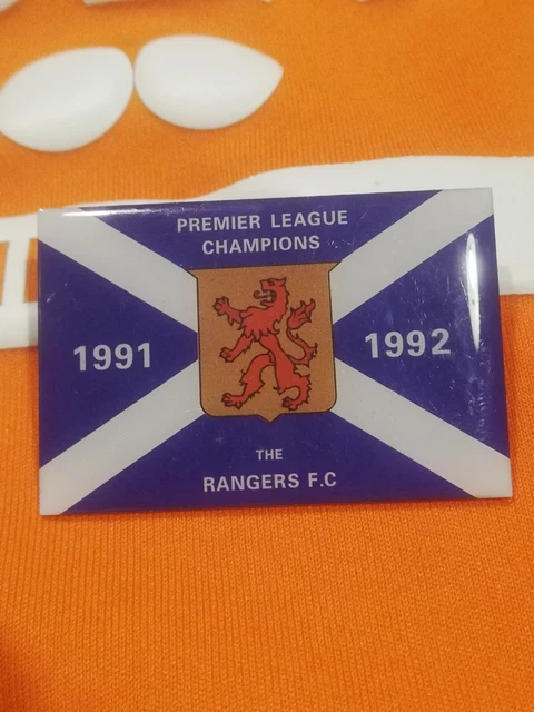 Carnet Premium Officiel Glasgow Rangers FC - Couverture Cuir Noir, Bandes, Format A5 Neuf