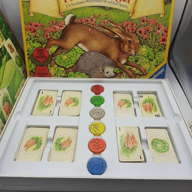 Ravensburger Hase und Igel Spiel des Jahres Brettspiel Kinderspiel Vollständig