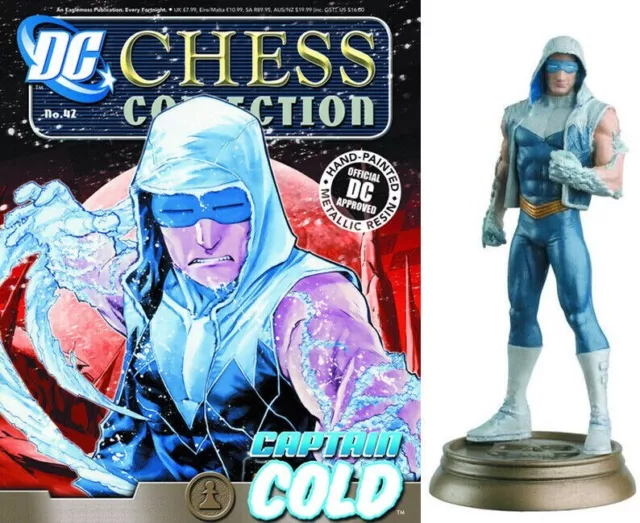 Figura De Resina Eaglemoss Dc Chess Ajedrez Collection 42 Captain Cold