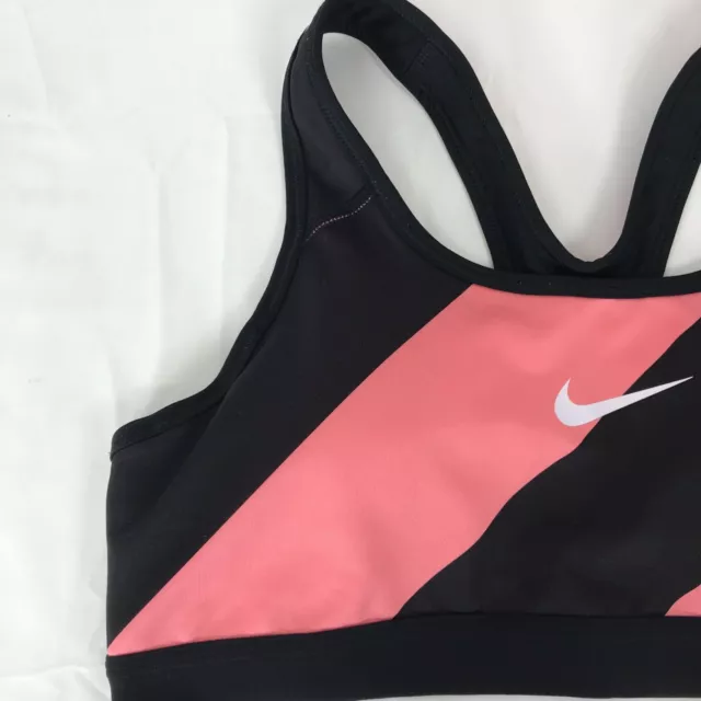 Nike Pro ~ Womens Large ~ Striped Dri Fit Sports Bra 2