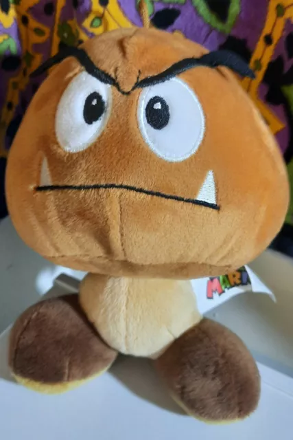 2019 Super Mario 6" GOOMBA Plush, Nice/Clean