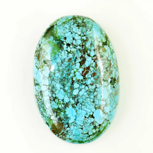 88.75 Ct Natural Arizona Morenci Blue Turquoise Cabochon Certified Gemstone