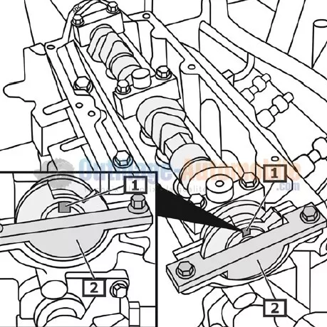 FIAT 500 PANDA PUNTO 1.1 1.2 1.4 Calage Moteur Distribution Arbre à cames Outil 3