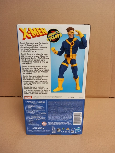 HASBRO MARVEL LEGENDS 90s X-Men Animated Series Cyclops VHS 6" Action ...