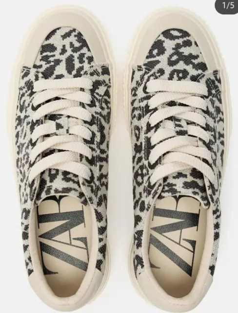 Leopard print trainers zara on sale