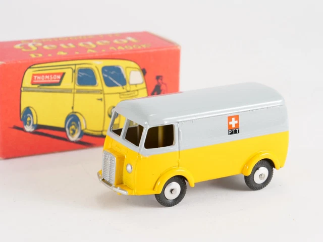 Miniature Quiralu Peugeot D4A Thomson – Fourgon 1/43 – Réédition 1985 – France – Occasion